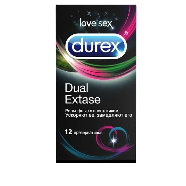 Презервативы Extase точечно-ребристые Ganzo 12  шт