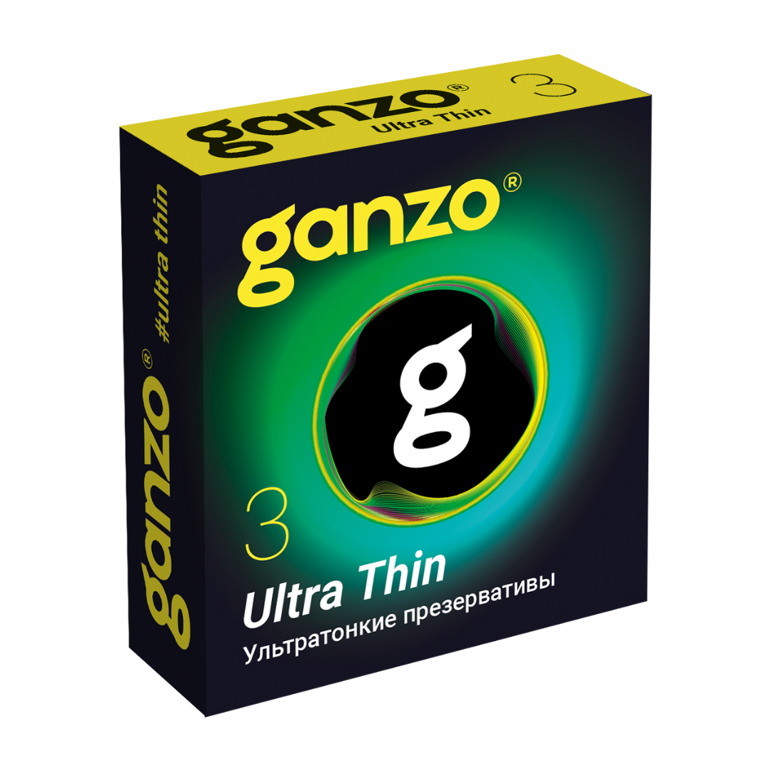 Презервативы ультратонкие Ganzo 3  шт