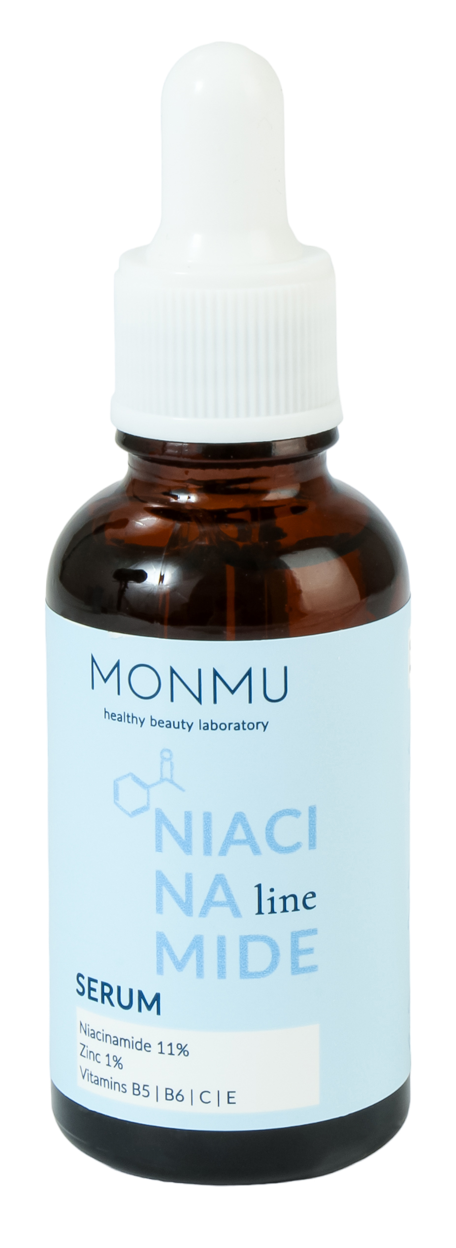 Сыворотка с ниацинамидом 11% и цинком 1% Monmu 30 г Сыворотка с ниацинамидом 11% и цинком 1% Monmu 30 г
