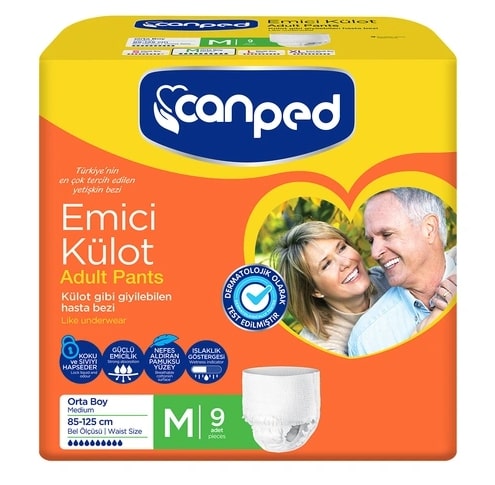Трусики впитывающие для взрослых M (85-125см) Canped 9 шт Трусики впитывающие для взрослых M (85-125см) Canped 9 шт