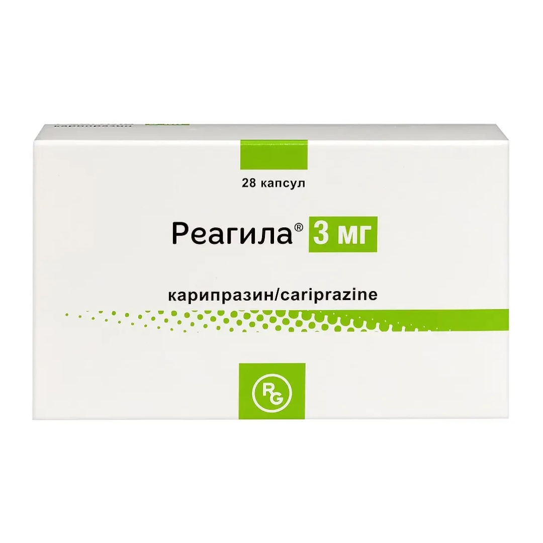 Реагила капсулы 3мг N28