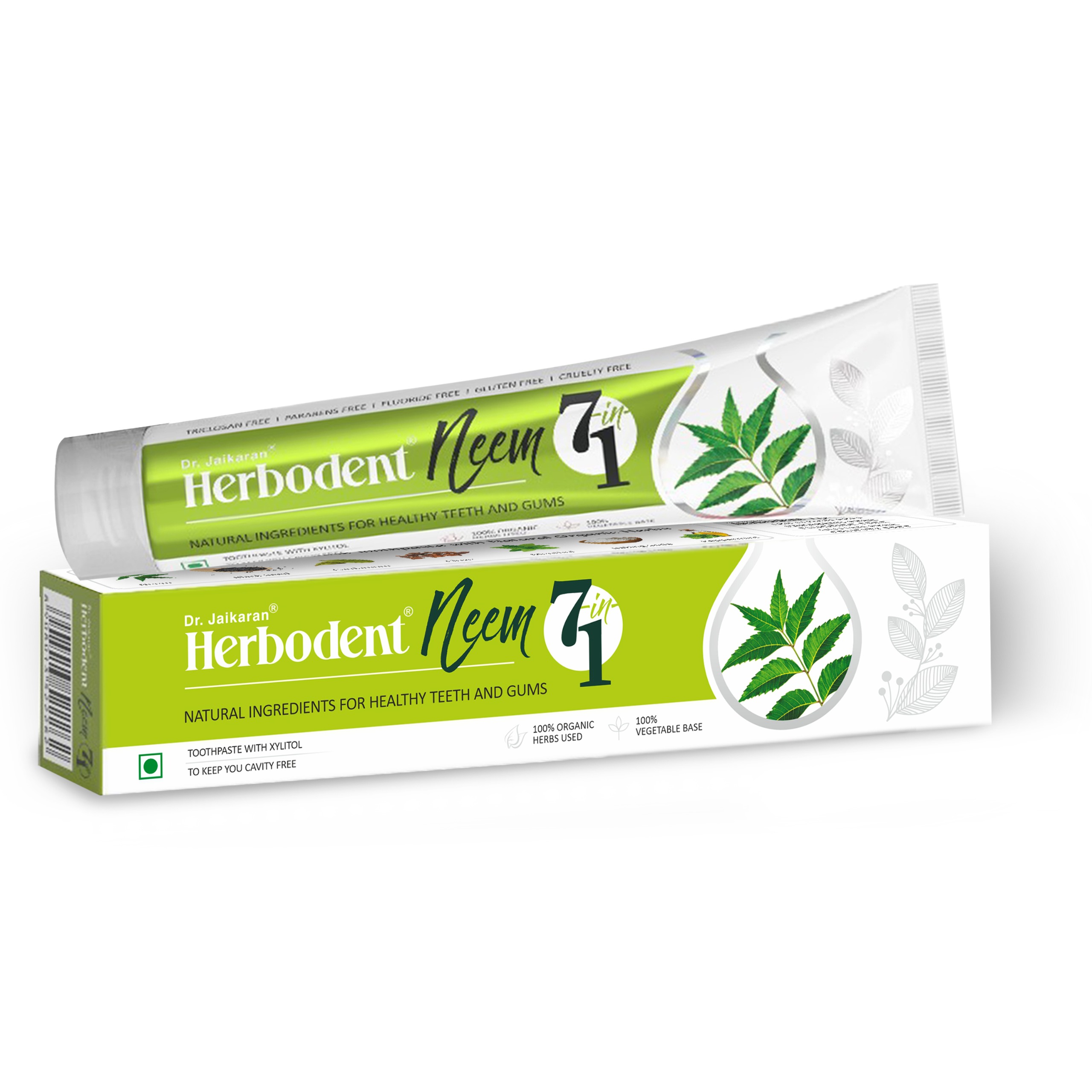 Зубная паста Neem 7в1 с нимом Herbodent 100  г Зубная паста Neem 7в1 с нимом Herbodent 100  г
