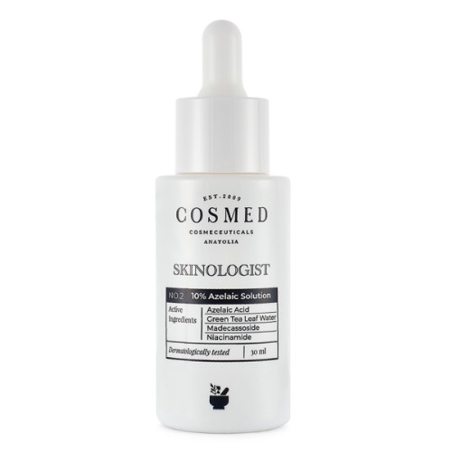 Сыворотка осветляющая увлажняющая с 10% азелаиновой кислотой Cosmed Skinologist 30  мл