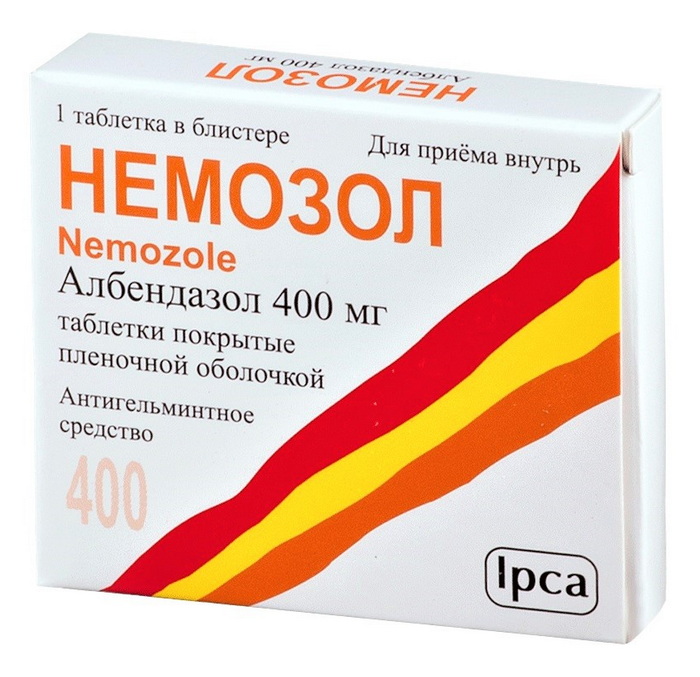 Немозол таблетки 400мг N1 Немозол таблетки 400мг N1