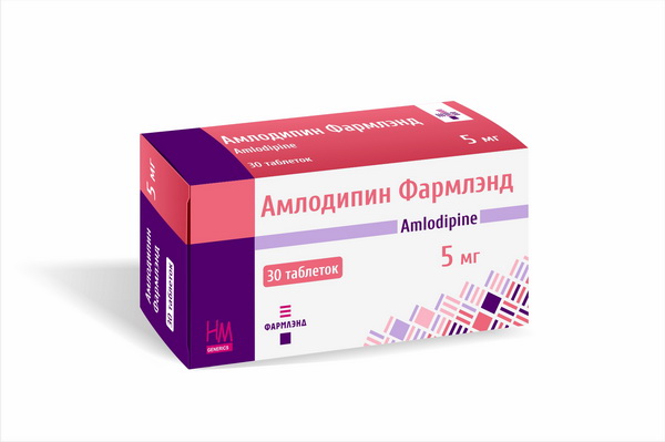 Амлодипин Фармлэнд таблетки 5мг N30