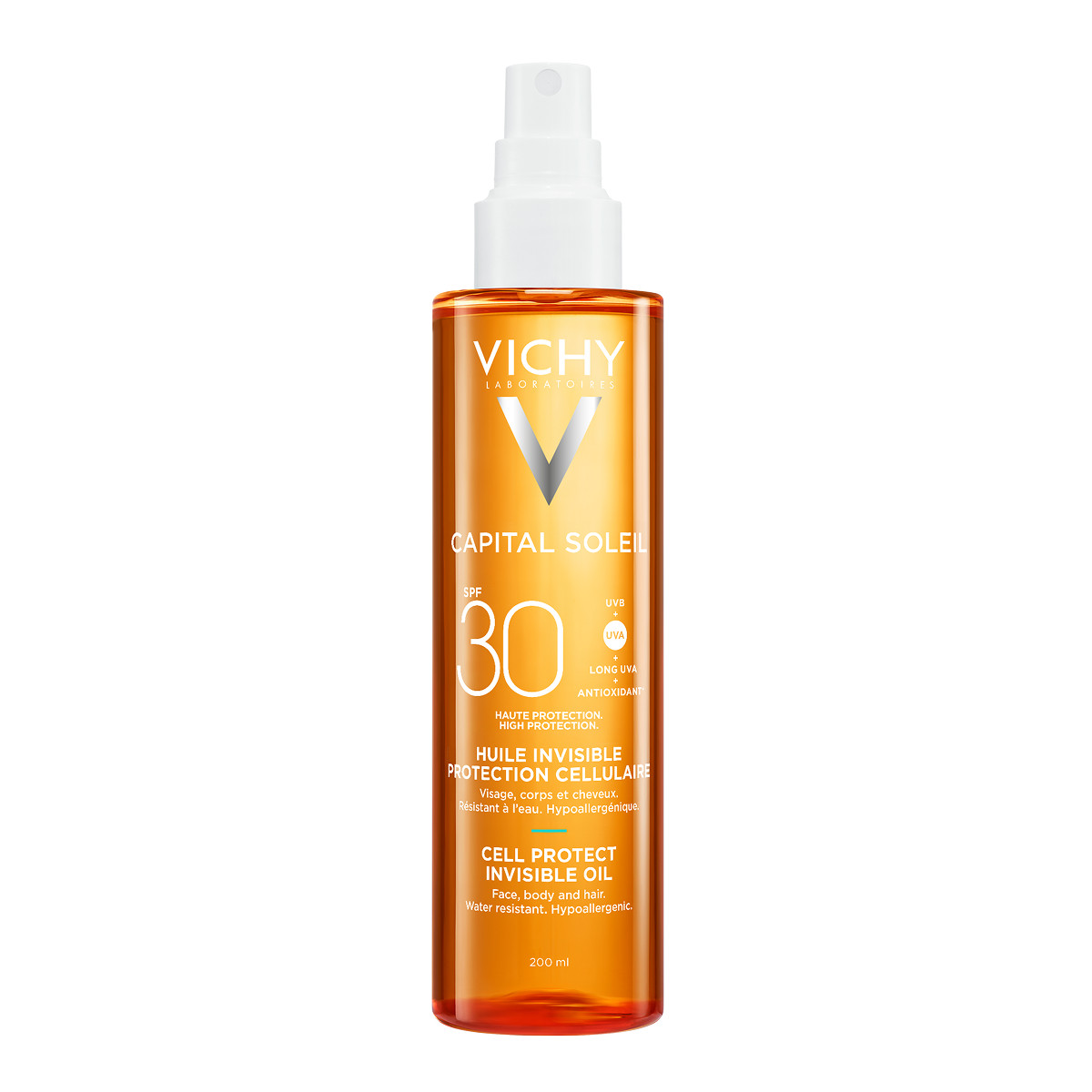 Масло cолнцезащитное увлажняющее SPF30 Vichy Capital Soleil 200  мл