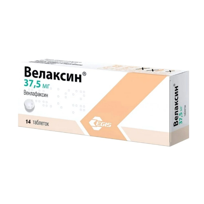 Велаксин таблетки 37,5мг N14*
