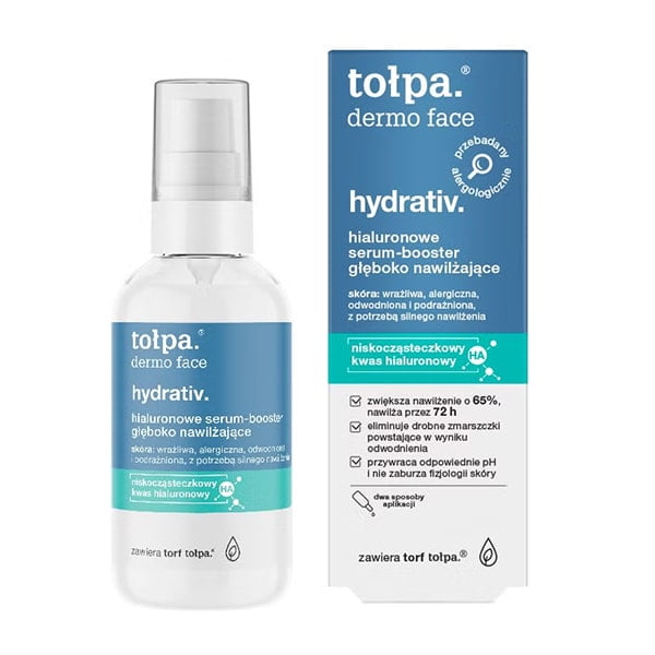 Сыворотка-бустер гиалуроновая увлажняющая Tolpa Dermo Face Hydrativ 75  мл