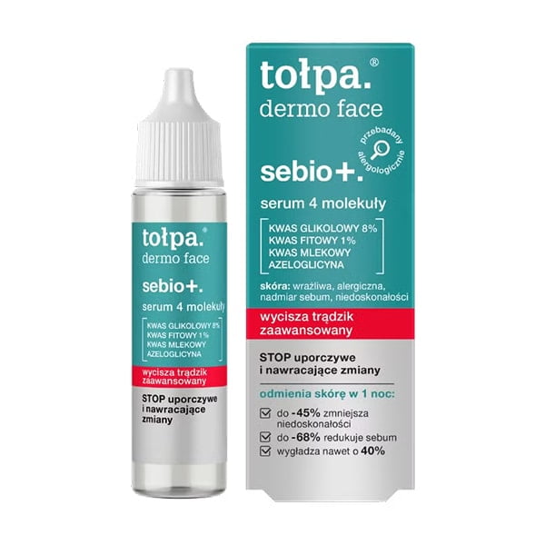 Сыворотка 4-молекульная Tolpa Dermo Face Sebio Max Effect 20  мл