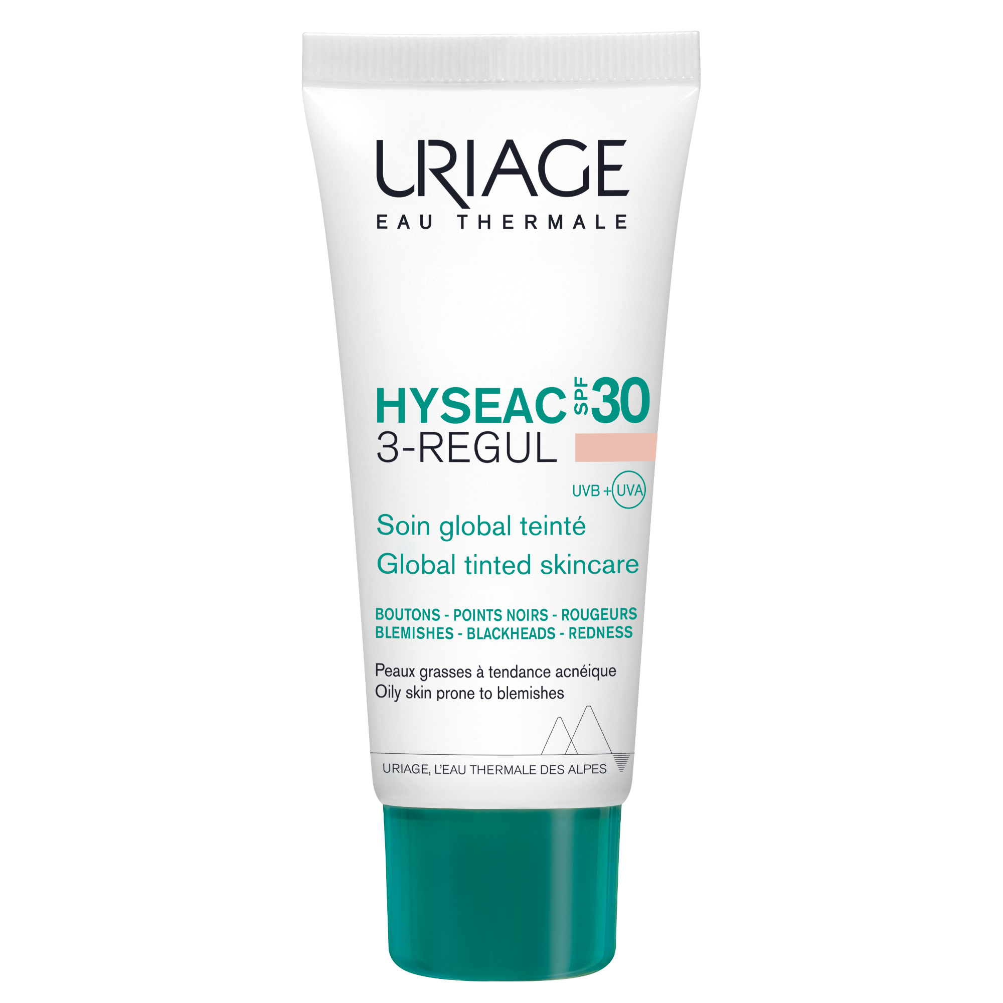 Флюид тональный для лица 3-Regul SPF30 тон универсальный Uriage Hyseac 40  мл