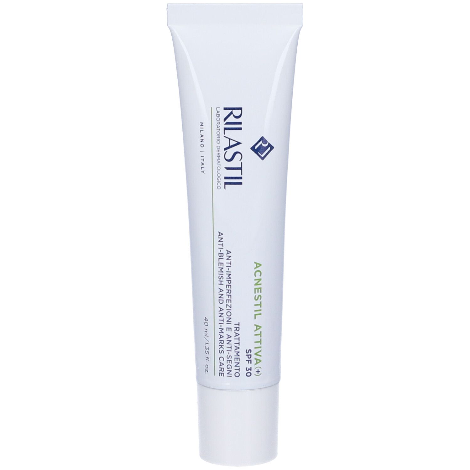 Крем для ухода за кожей с несовершенствами корректирующий SPF30 Attiva+ Rilastil Acnestil 40  мл