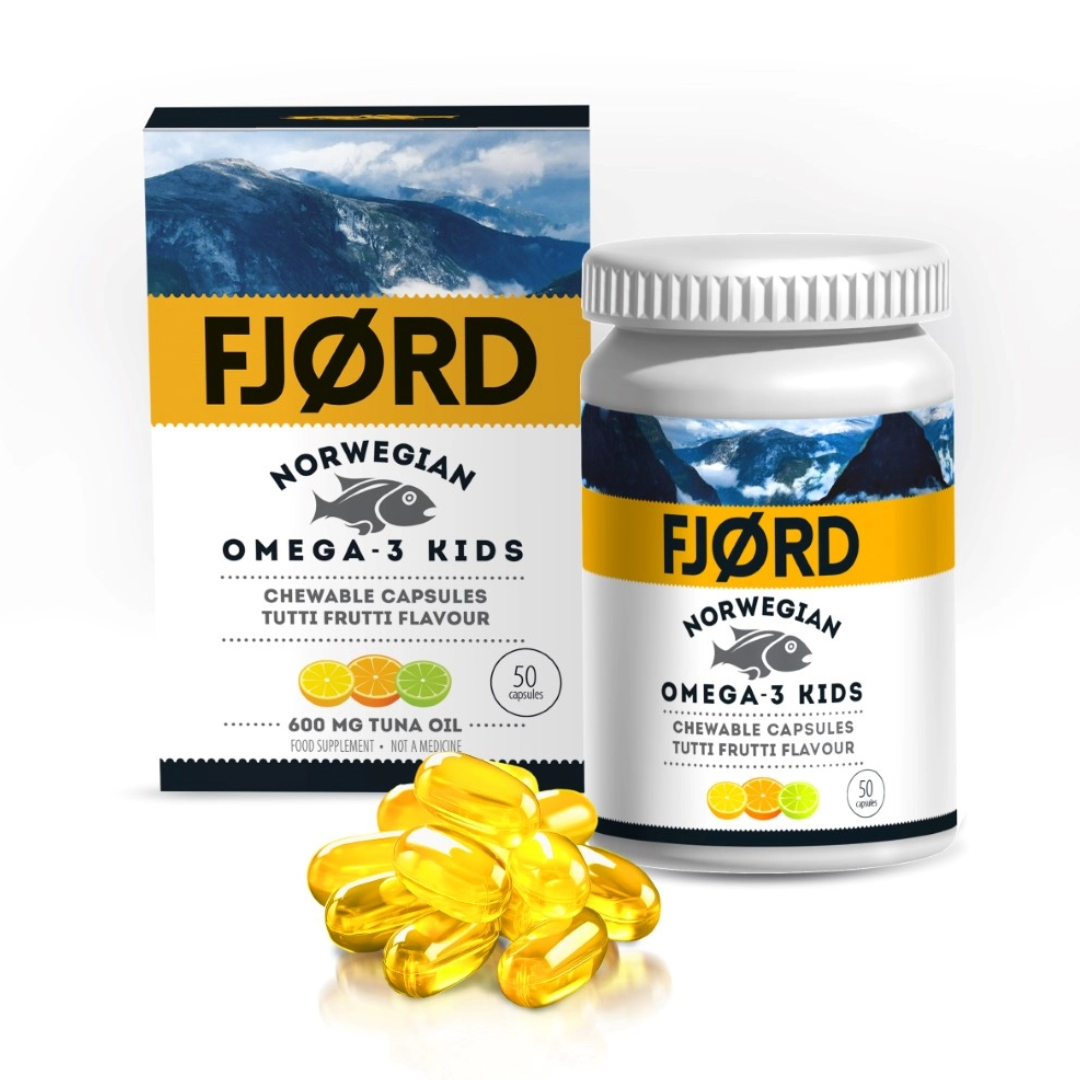 Омега-3 Kids норвежская капсулы 0.9г N50 Фьорд Fjord
