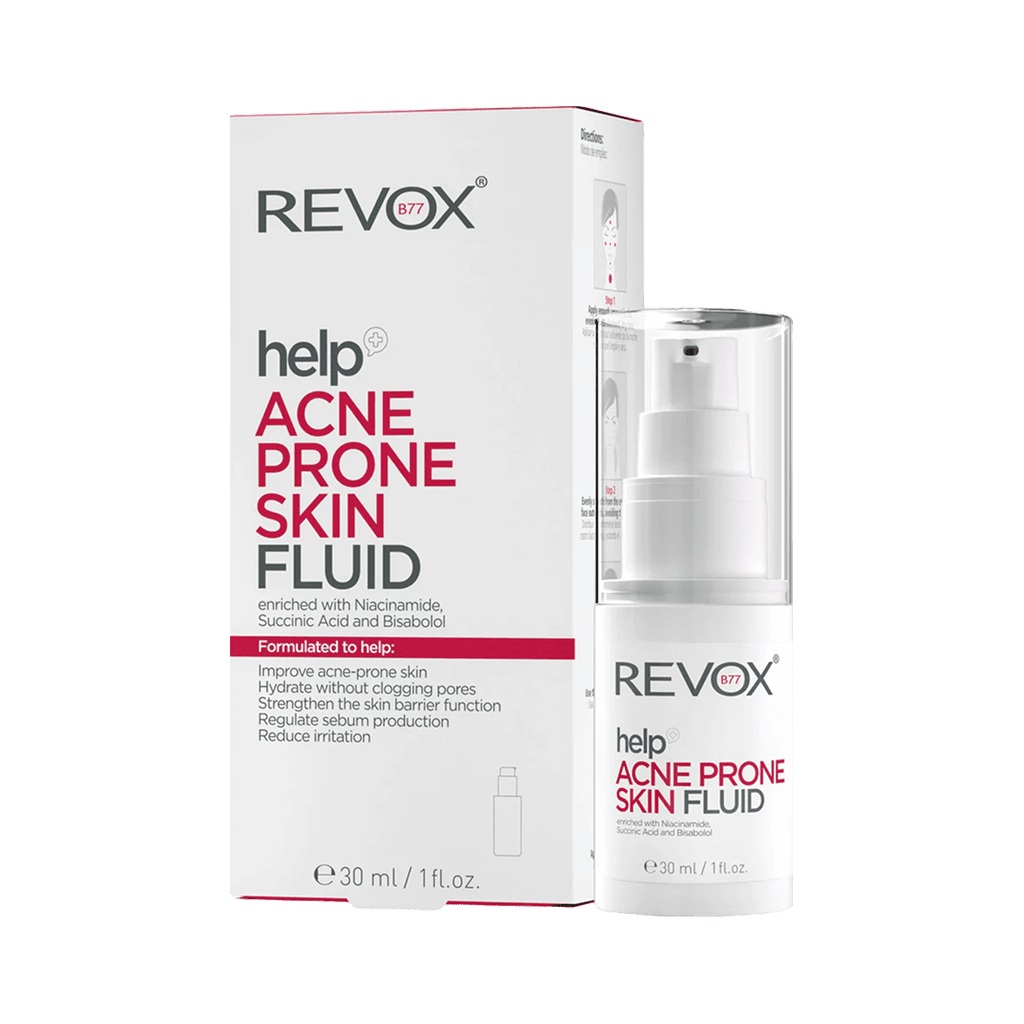 Флюид для кожи склонной к акне Help Acne prone skin Revox B77 30  мл