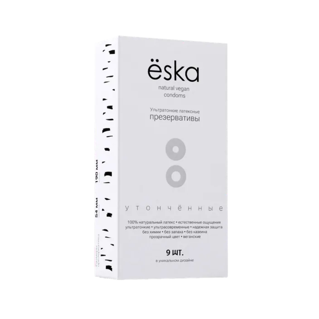 Набор презервативов увеличенные латексные Eska 9  шт