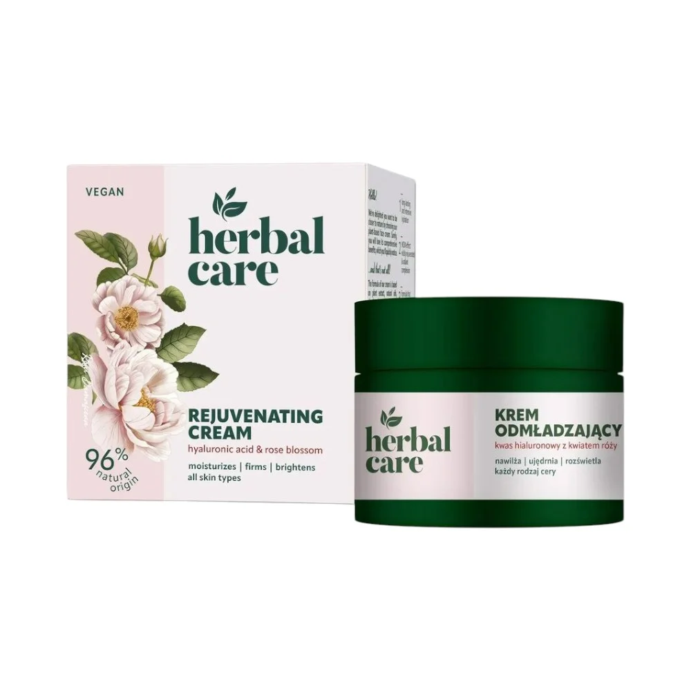 Крем для лица омолаживающий Гиалуроновая кислота и цветки розы Farmona Herbal Care 50  мл