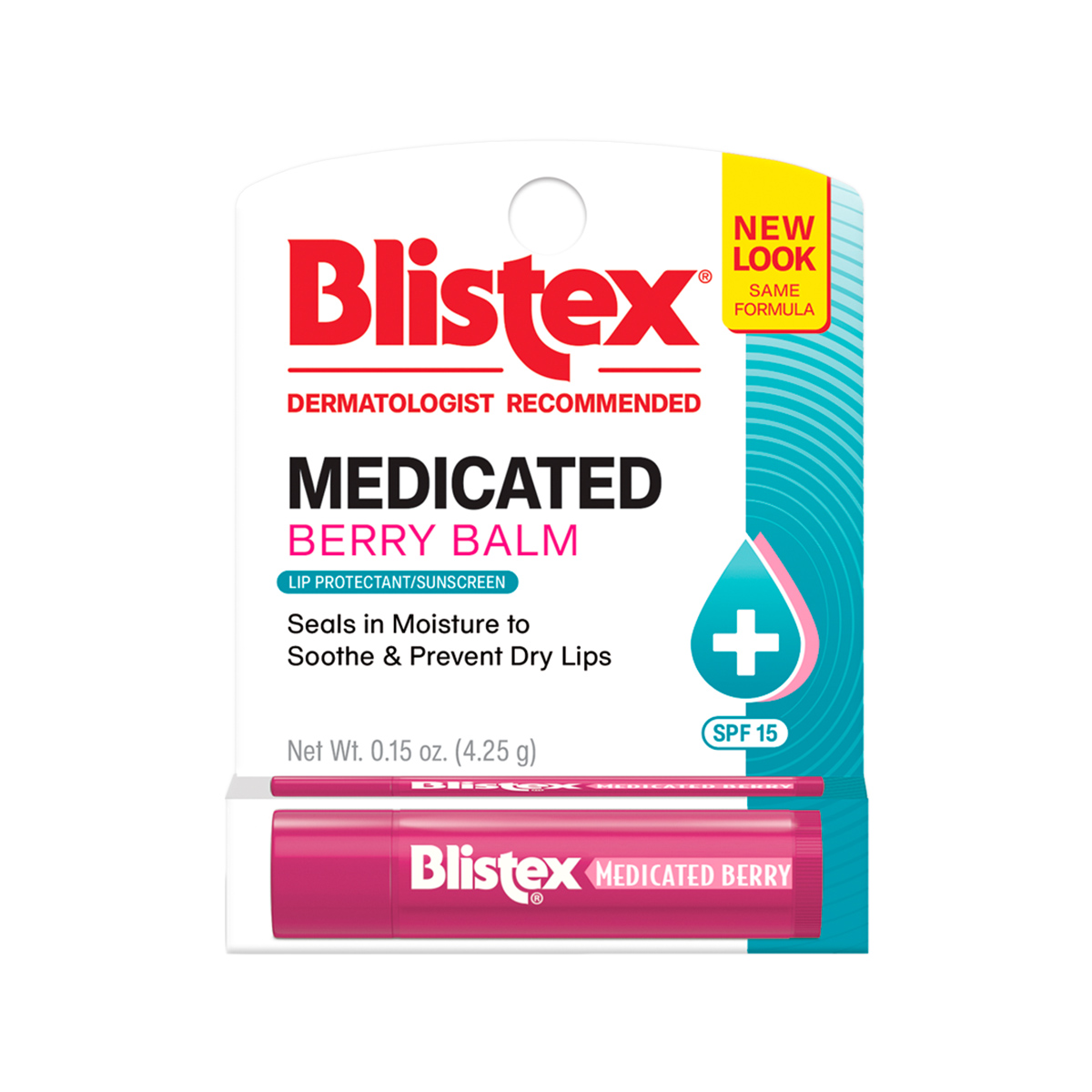 Бальзам для губ Medicated ягодный SPF15 Blistex 4,25  г