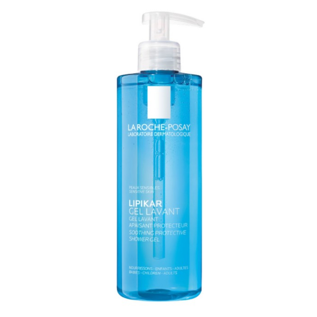 Успокаивающий гель для душа для чувствительной кожи младенцев детей и взрослых La Roche-Posay Lipikar 400  мл