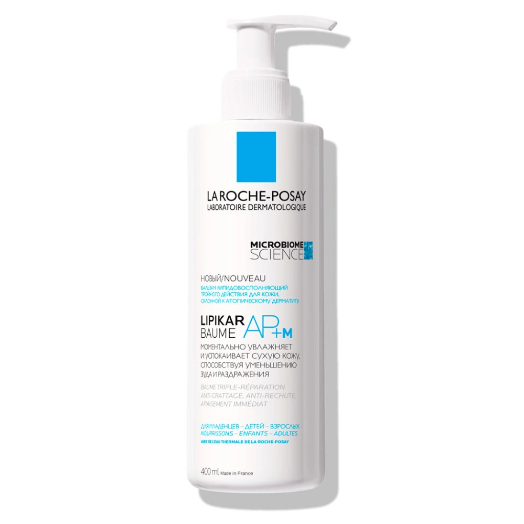 Бальзам тройного действия AP+Max La Roche-Posay Lipikar 400  мл