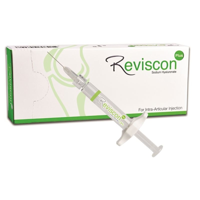 Ревискон Плюс Эндопротез синовиальной жидкости: Натрия гиалуронат 32мг для вутрисуставных инъекций в шприце 2.0мл