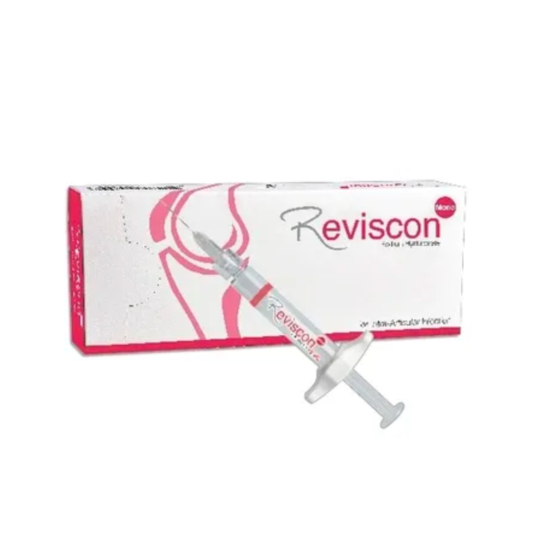 Ревискон Плюс Эндопротез синовиальной жидкости: Натрия гиалуронат 48мг для вутрисуставных инъекций в шприце 2.4мл