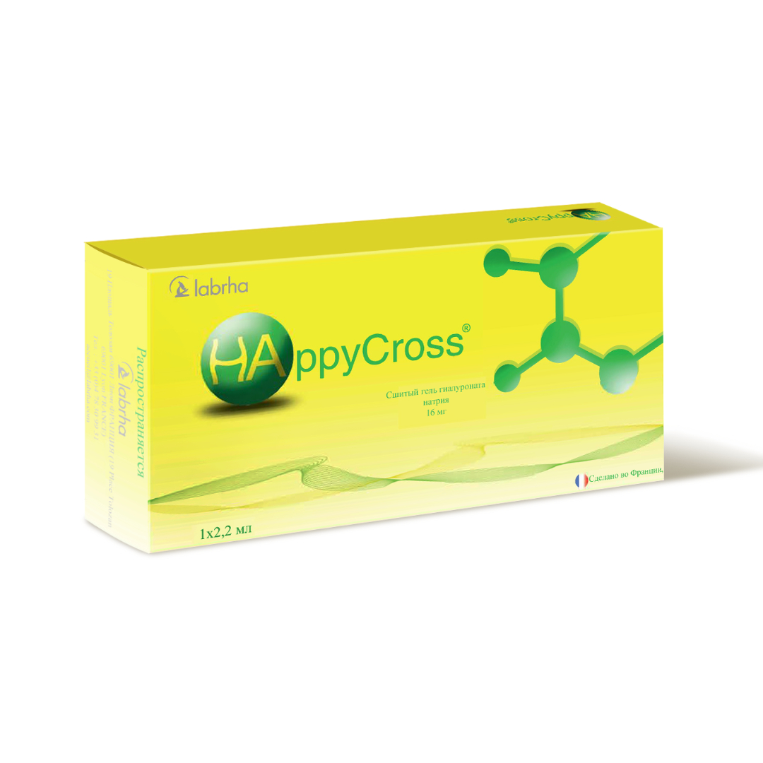 Имплантат на основе гиалуроновой кислоты для внутрисуст инъекции HAppyCross 1