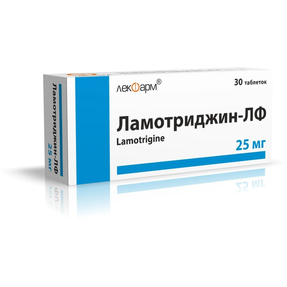 Ламотриджин-ЛФ таб 25мг в конт яч уп N10*3