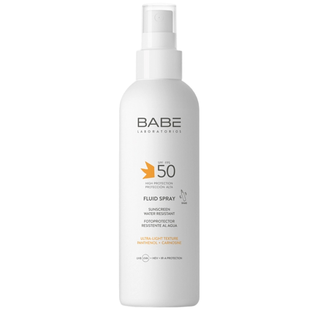 Флюид-спрей для тела солнцезащитный SPF50 водостойкий BABE Laboratorios 200  мл