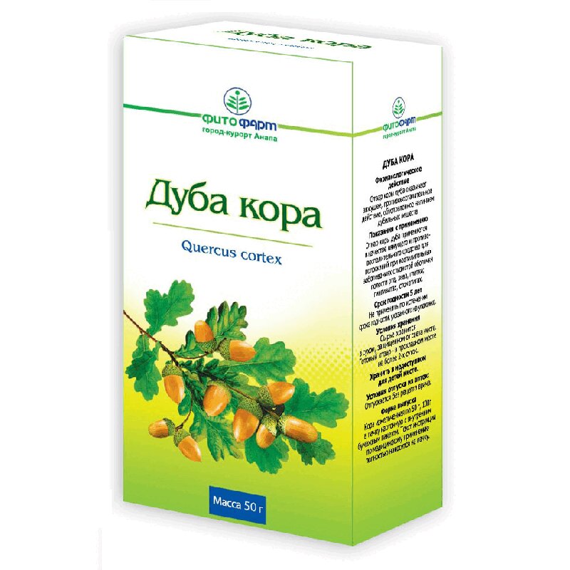 Дуба кора 50г Дуба кора 50г