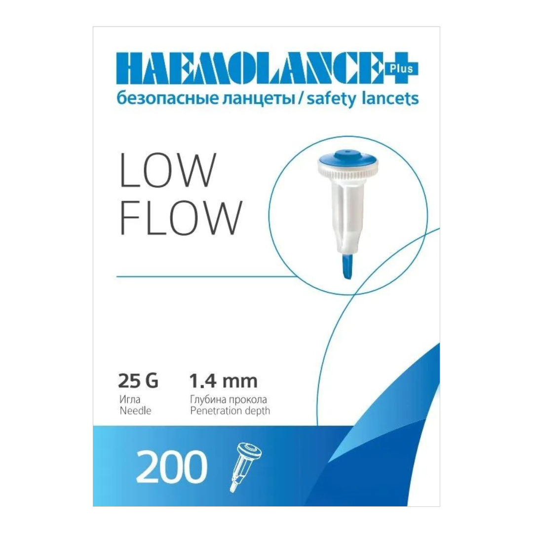 Ланцет 1,4мм* 25G HaemoLance Plus Low Flow Ланцет 1,4мм* 25G HaemoLance Plus Low Flow