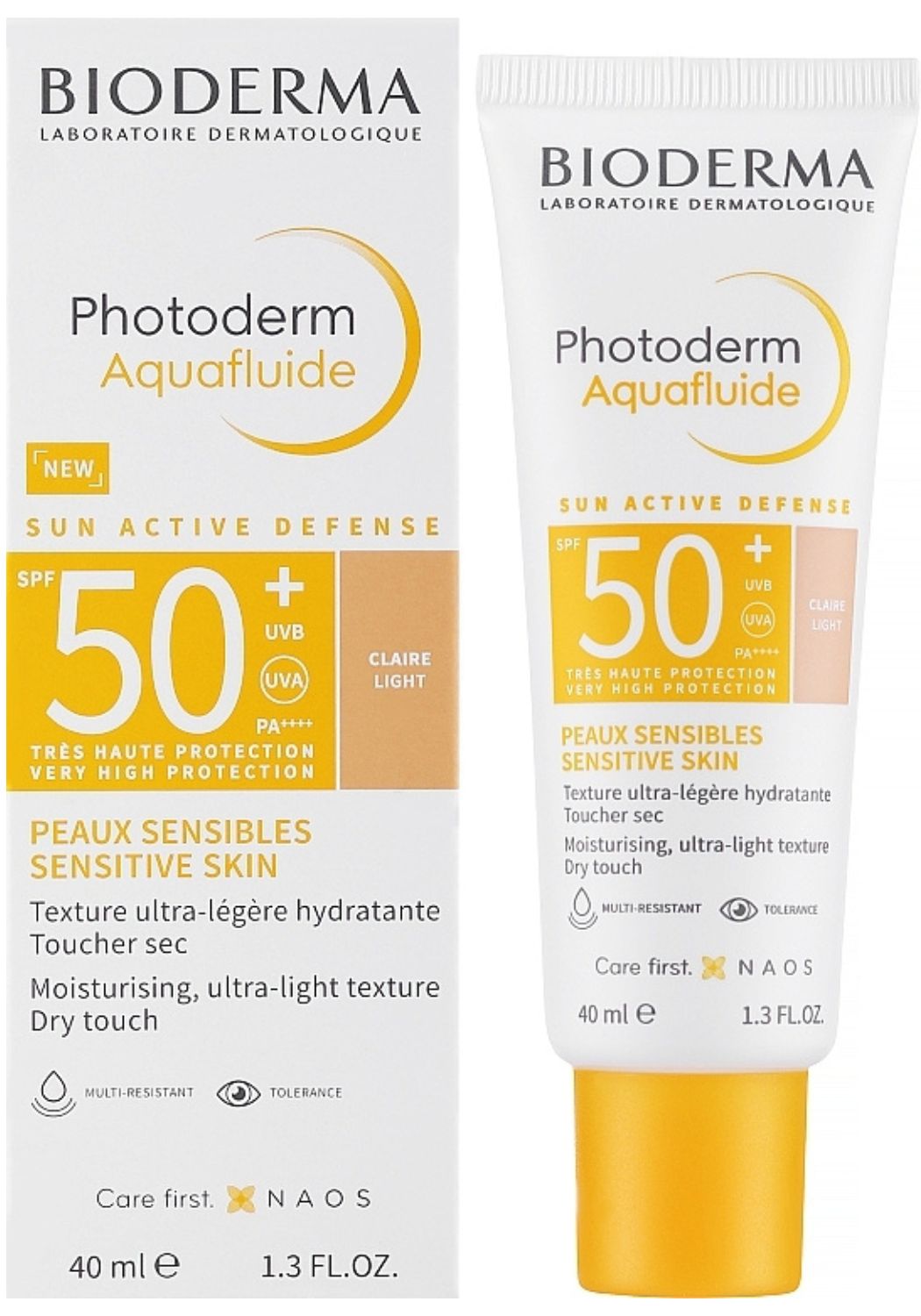 Флюид солнцезащитный для чувствительной кожи SPF50+ Bioderma Photoderm 40  мл