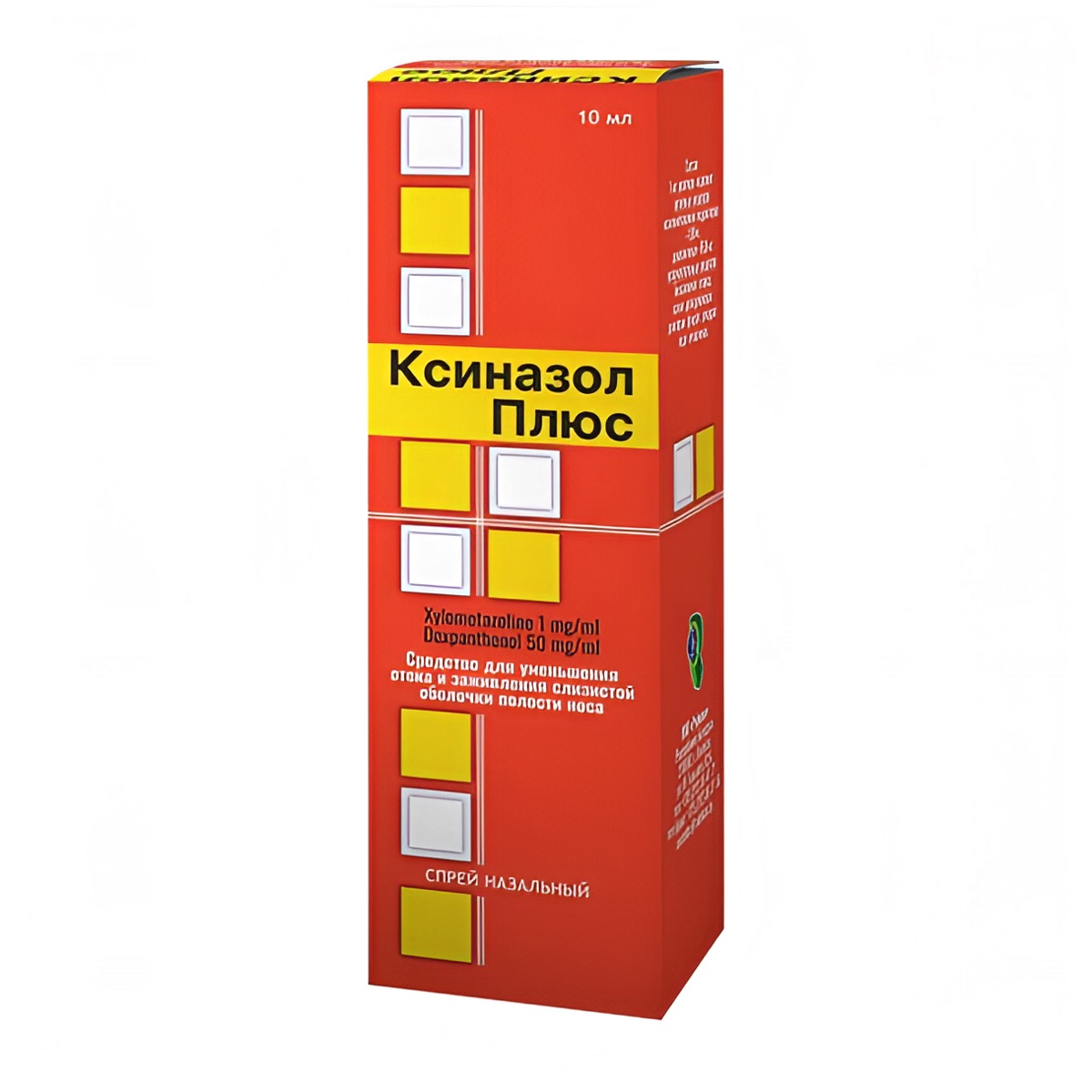 Ксиназол Плюс спрей назальный(0,1мг/5,0мг)/доза во фл 25мл в уп N1 Ксиназол Плюс спрей назальный(0,1мг/5,0мг)/доза во фл 25мл в уп N1