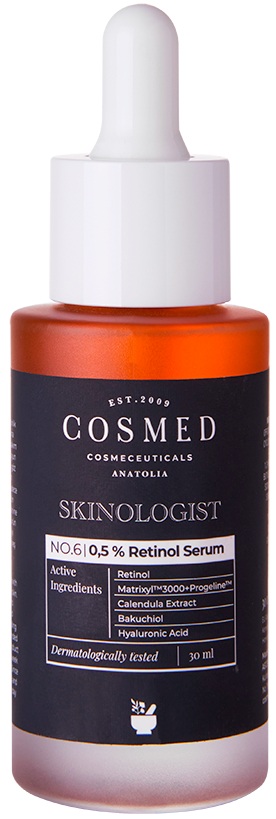 Сыворотка регенерирующая с ретинолом и пептидами Cosmed Skinologist 30 мл Сыворотка регенерирующая с ретинолом и пептидами Cosmed Skinologist 30 мл