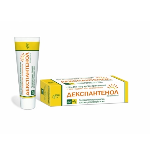 Декспантенол гель 40мг/1г 30г