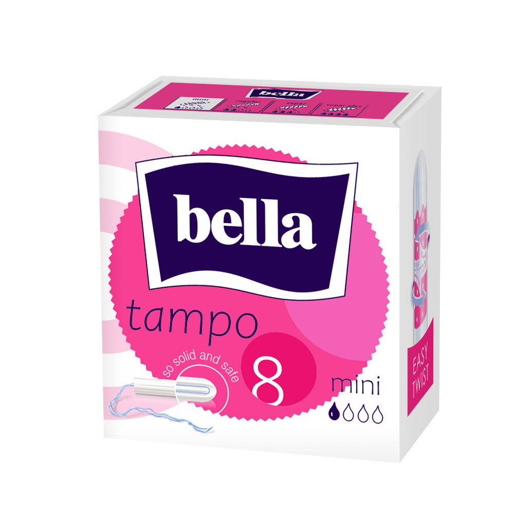 Тампоны Premium Comfort Mini без аппликатора Bella Tampo 8  шт