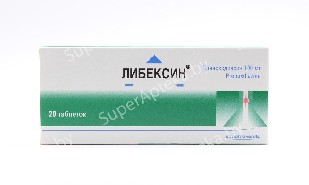 Либексин таблетки 100мг N20